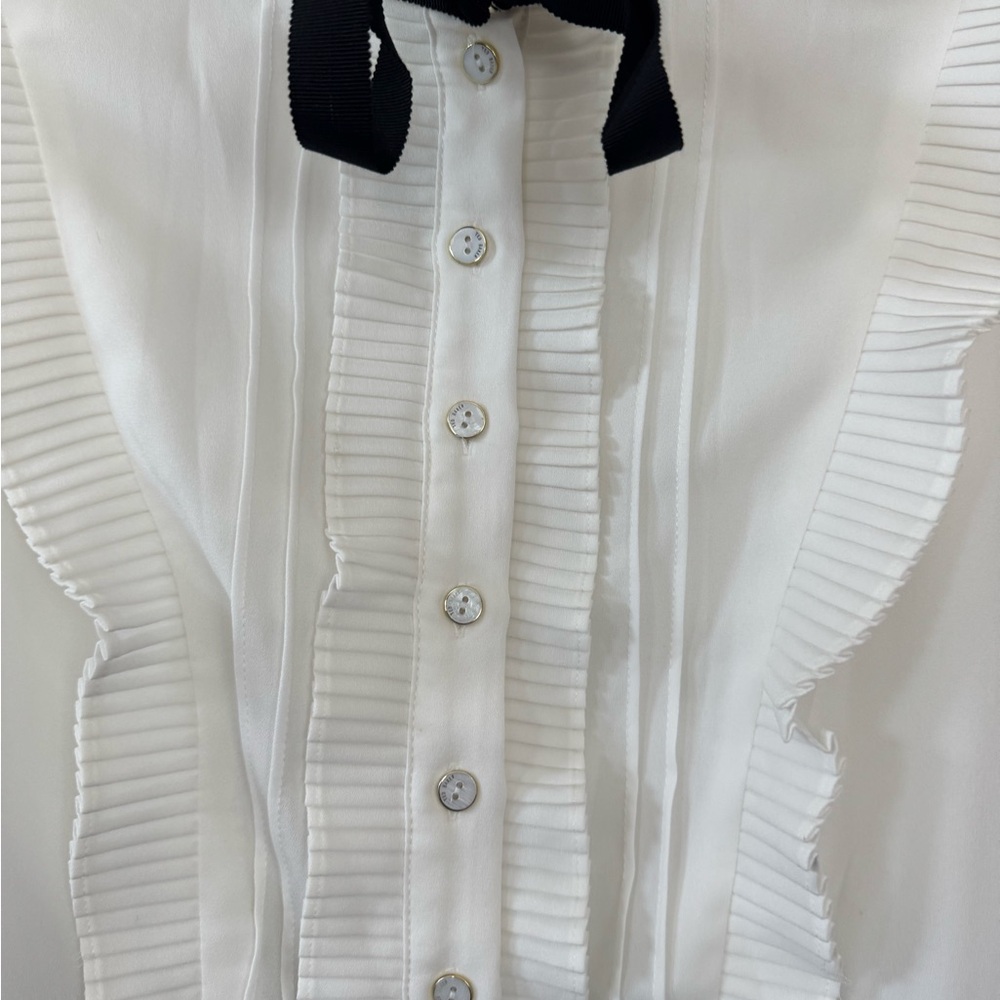 Ted Baker Black and White Midi Dress - Picture 4 of 16